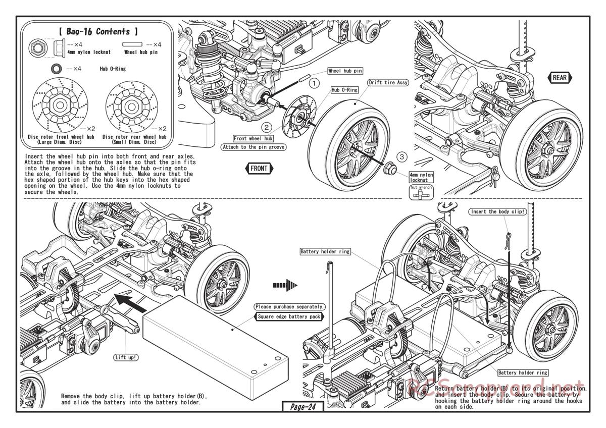 Yokomo - Drift Package DPM SSG - Manual - Page 24