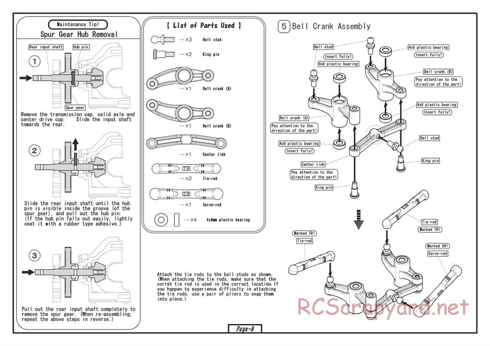 Yokomo - Drift Racer - Manual - Page 8