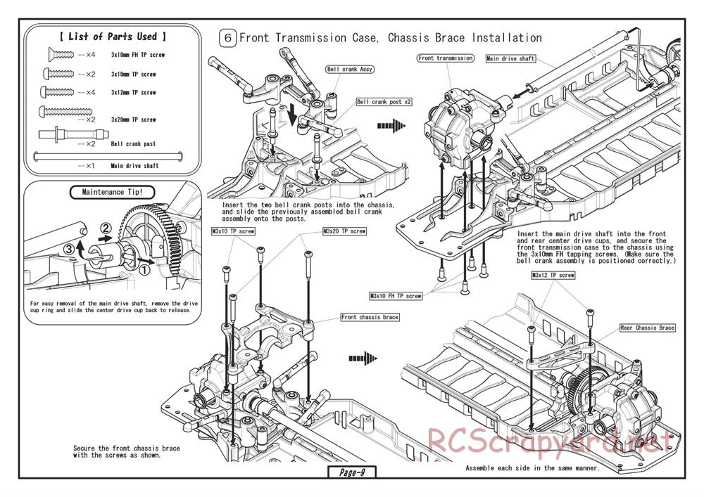 Yokomo - Drift Racer - Manual - Page 9