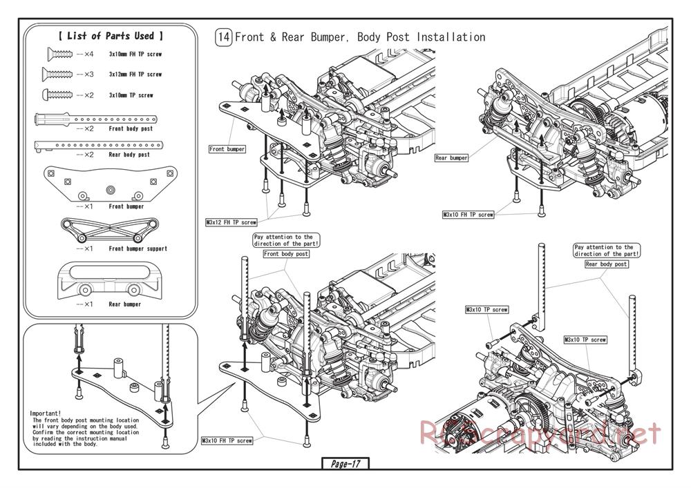 Yokomo - Drift Racer - Manual - Page 17