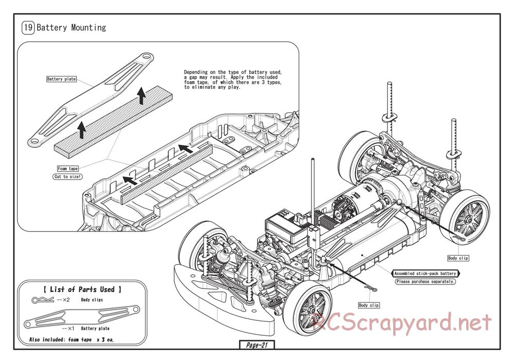 Yokomo - Drift Racer - Manual - Page 21