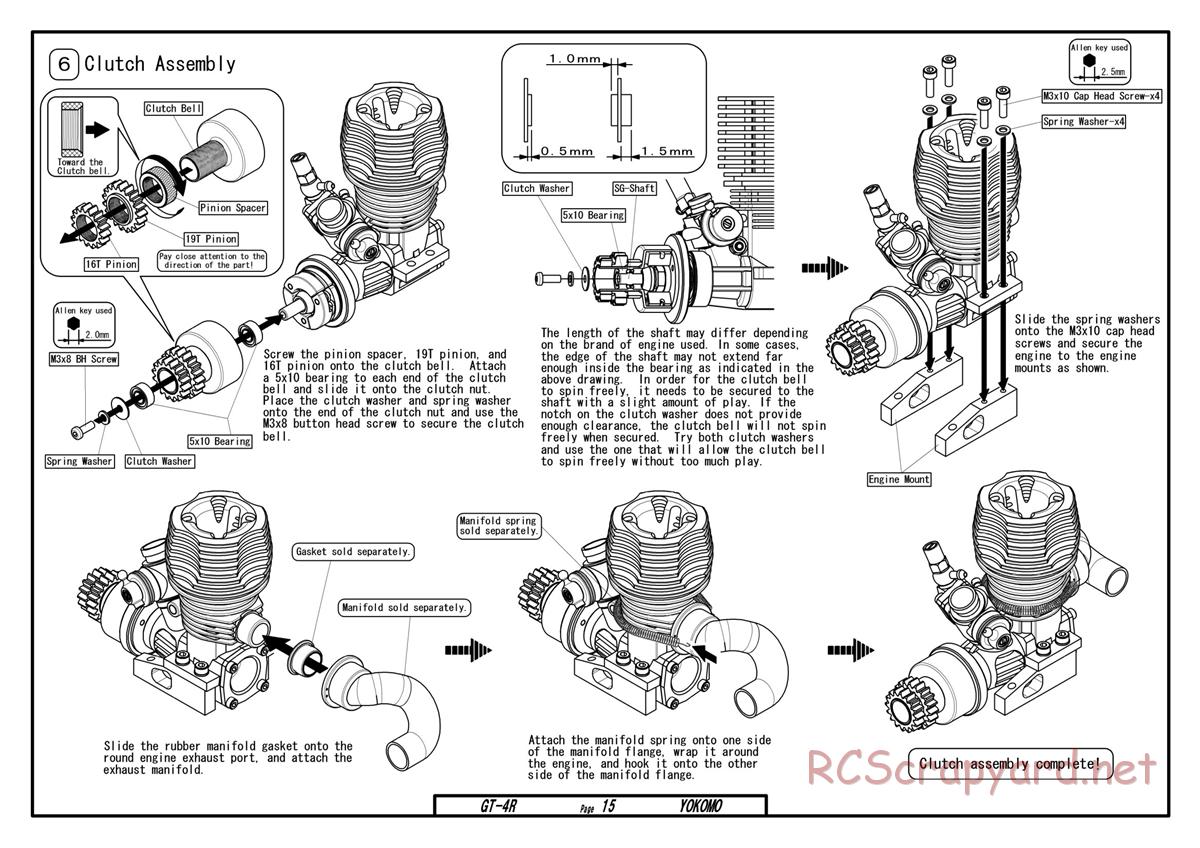 Yokomo - GT-4R - Manual - Page 15