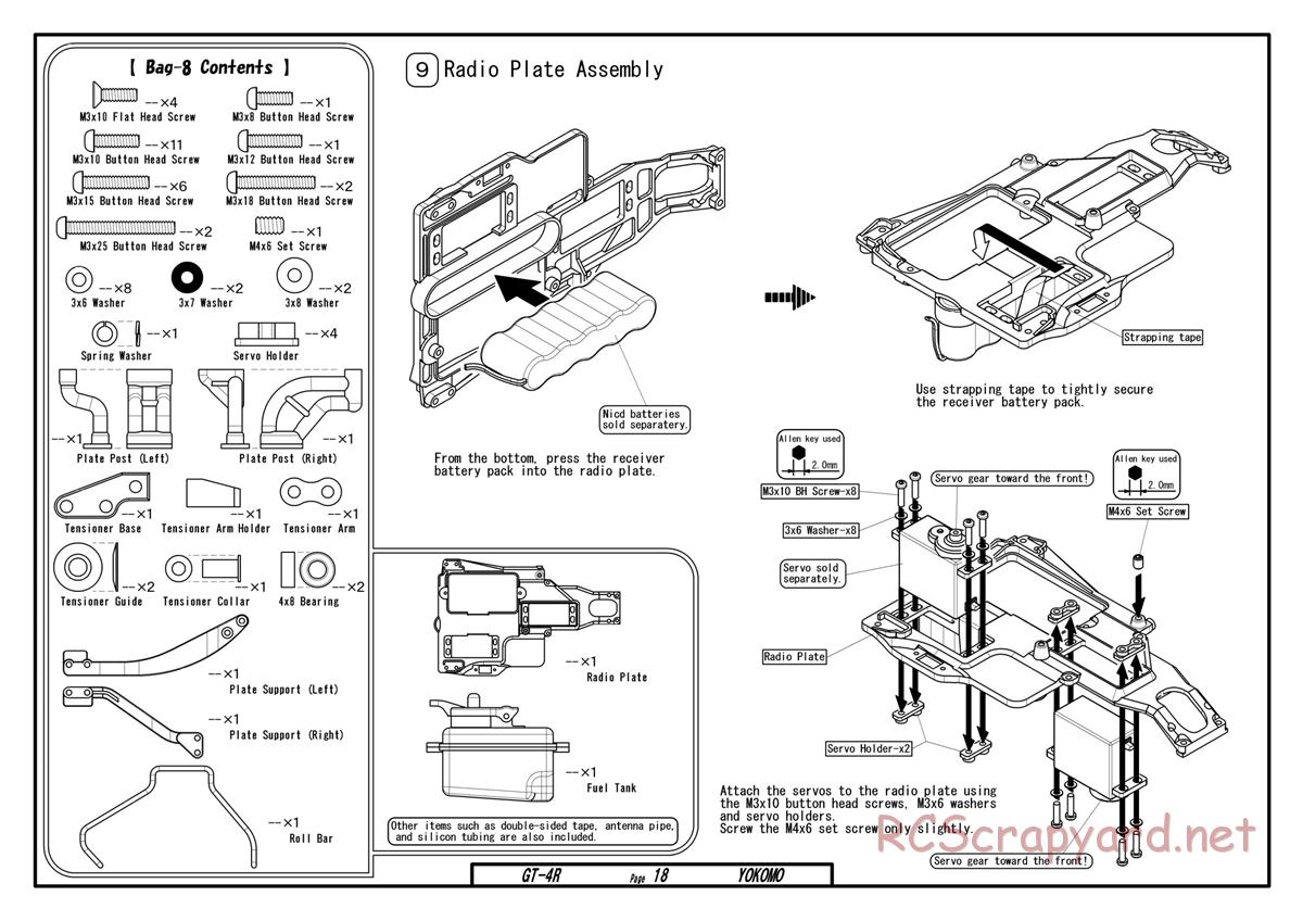 Yokomo - GT-4R - Manual - Page 18