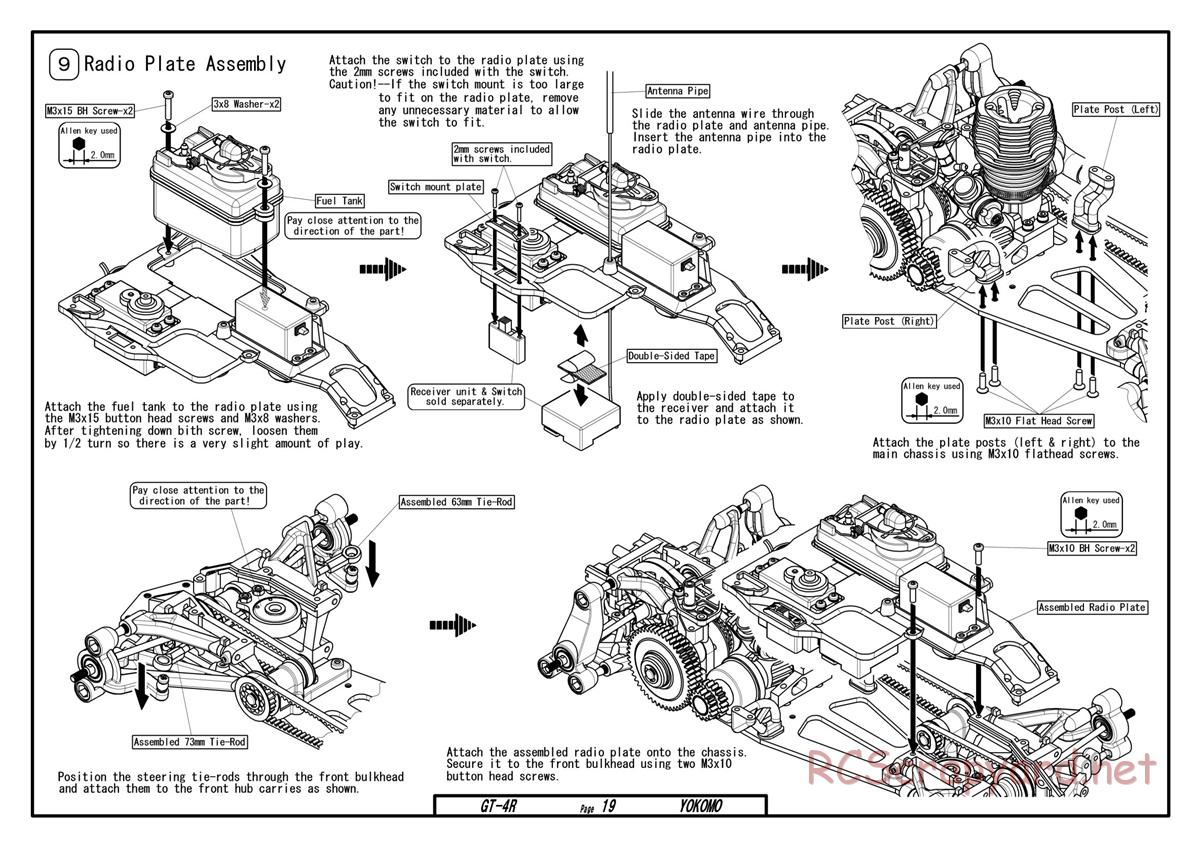 Yokomo - GT-4R - Manual - Page 19