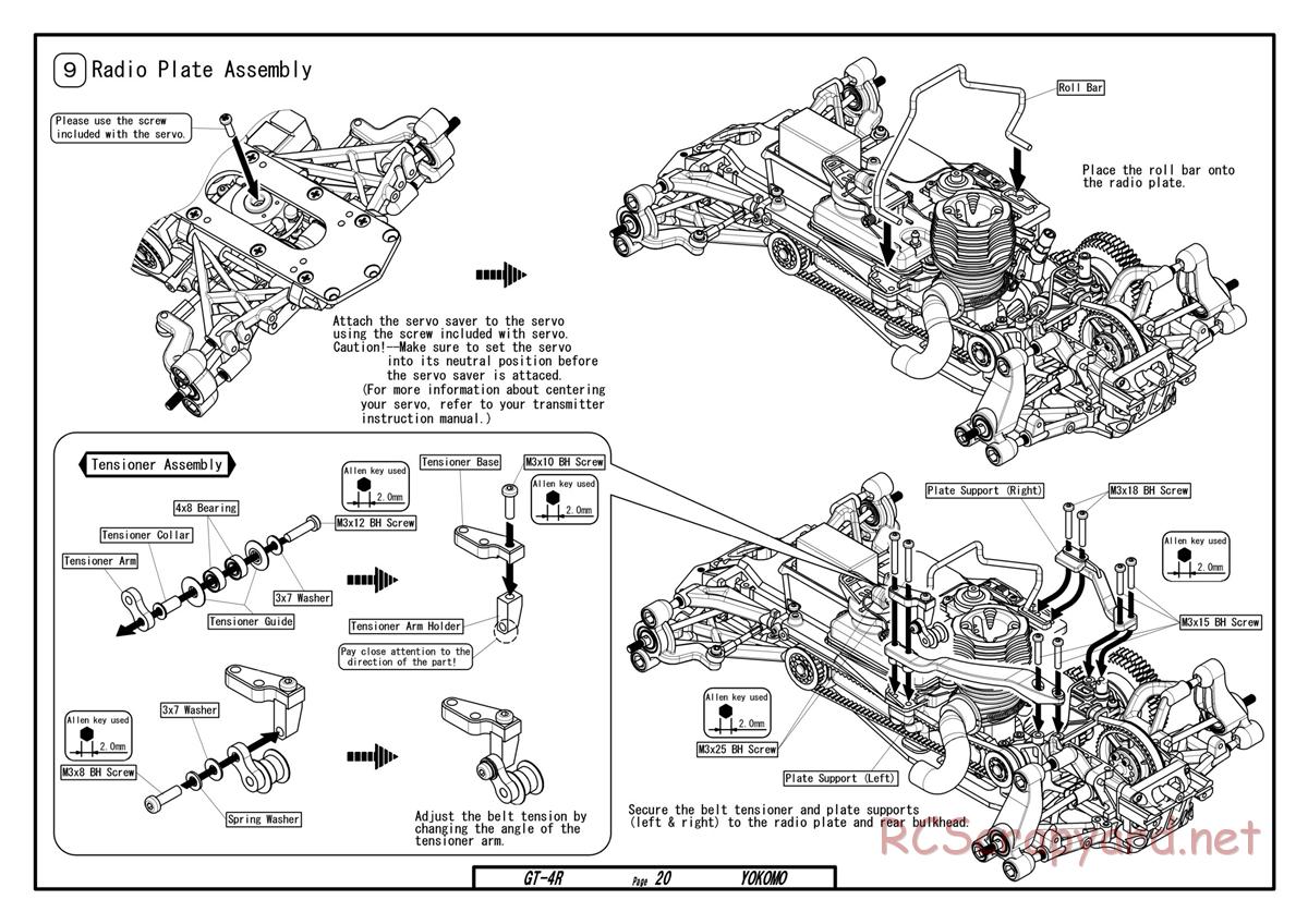 Yokomo - GT-4R - Manual - Page 20