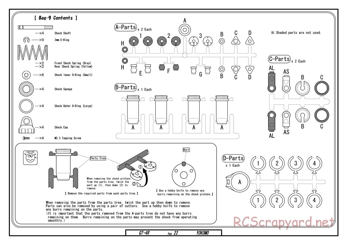 Yokomo - GT-4R - Manual - Page 22