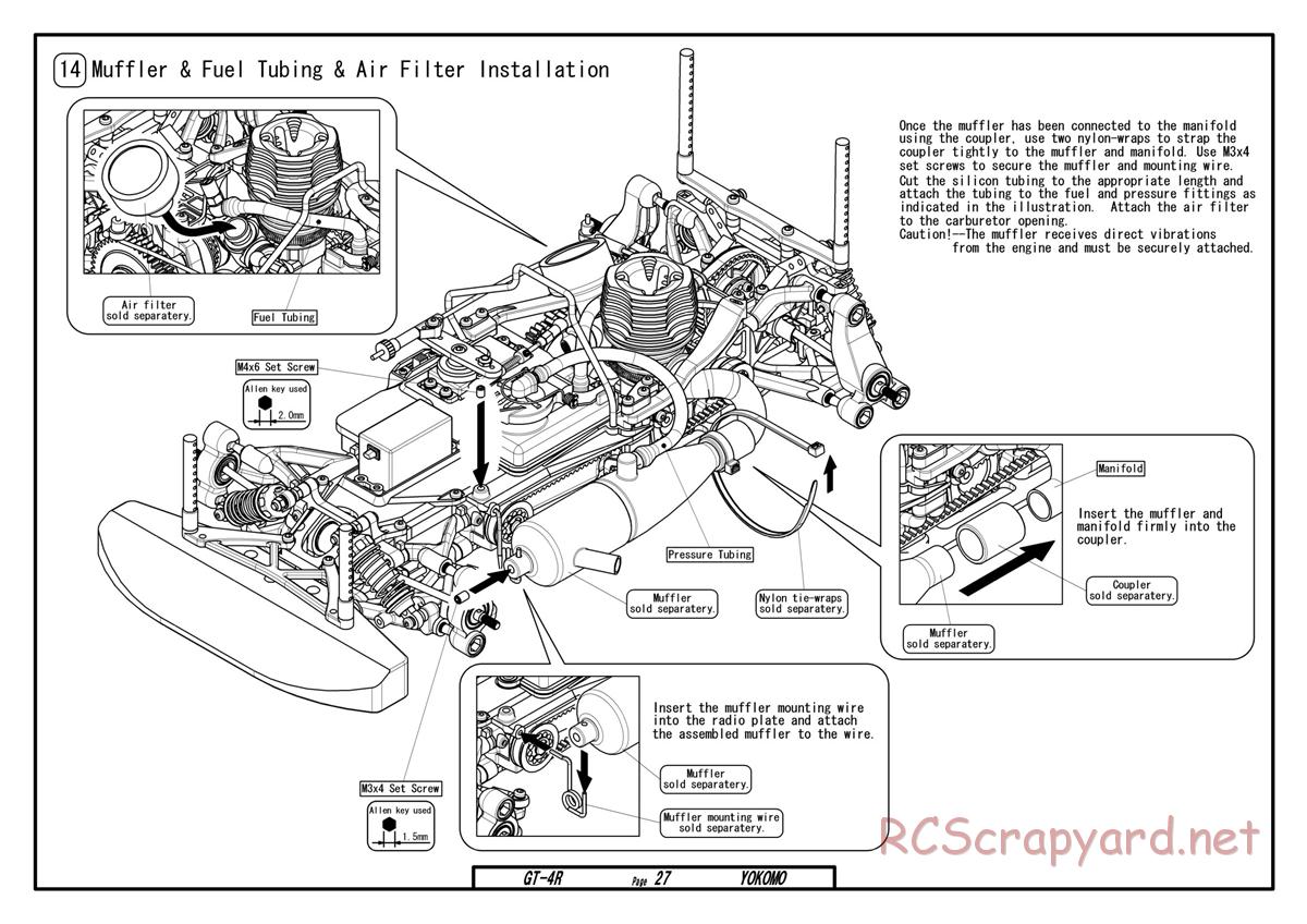 Yokomo - GT-4R - Manual - Page 27