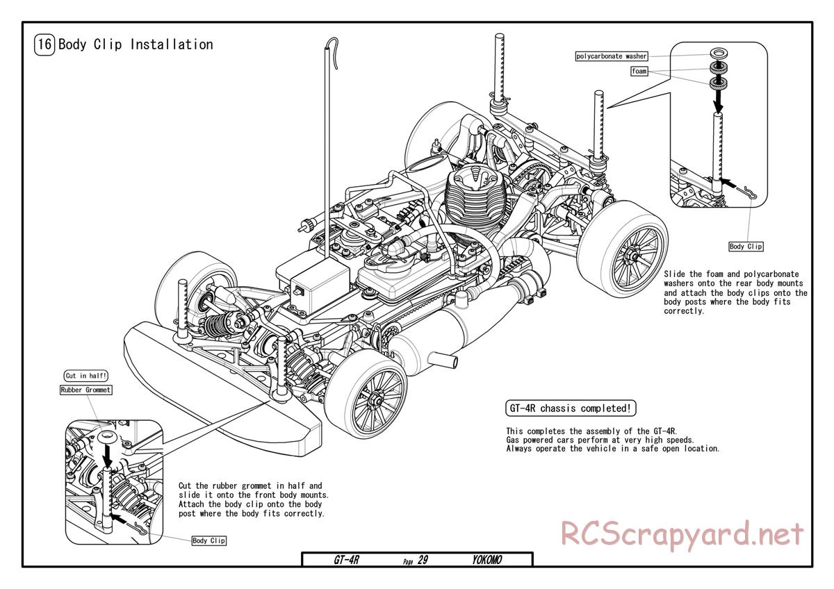 Yokomo - GT-4R - Manual - Page 29