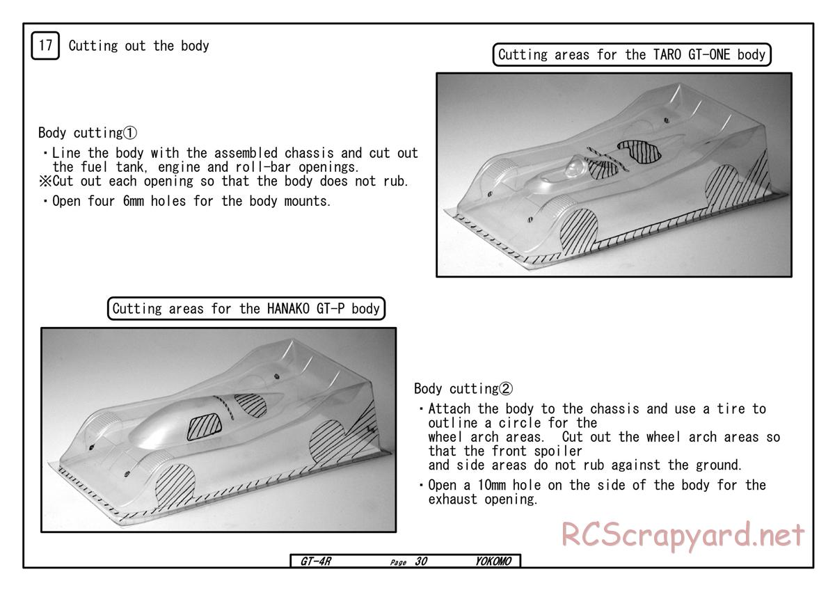 Yokomo - GT-4R - Manual - Page 30