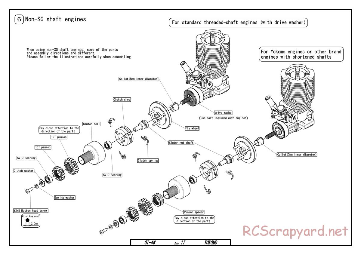 Yokomo - GT-4W - Manual - Page 17