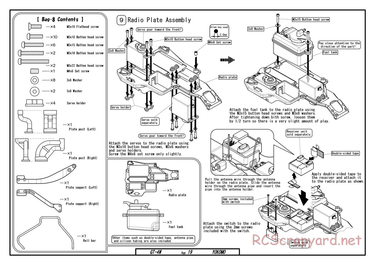 Yokomo - GT-4W - Manual - Page 19