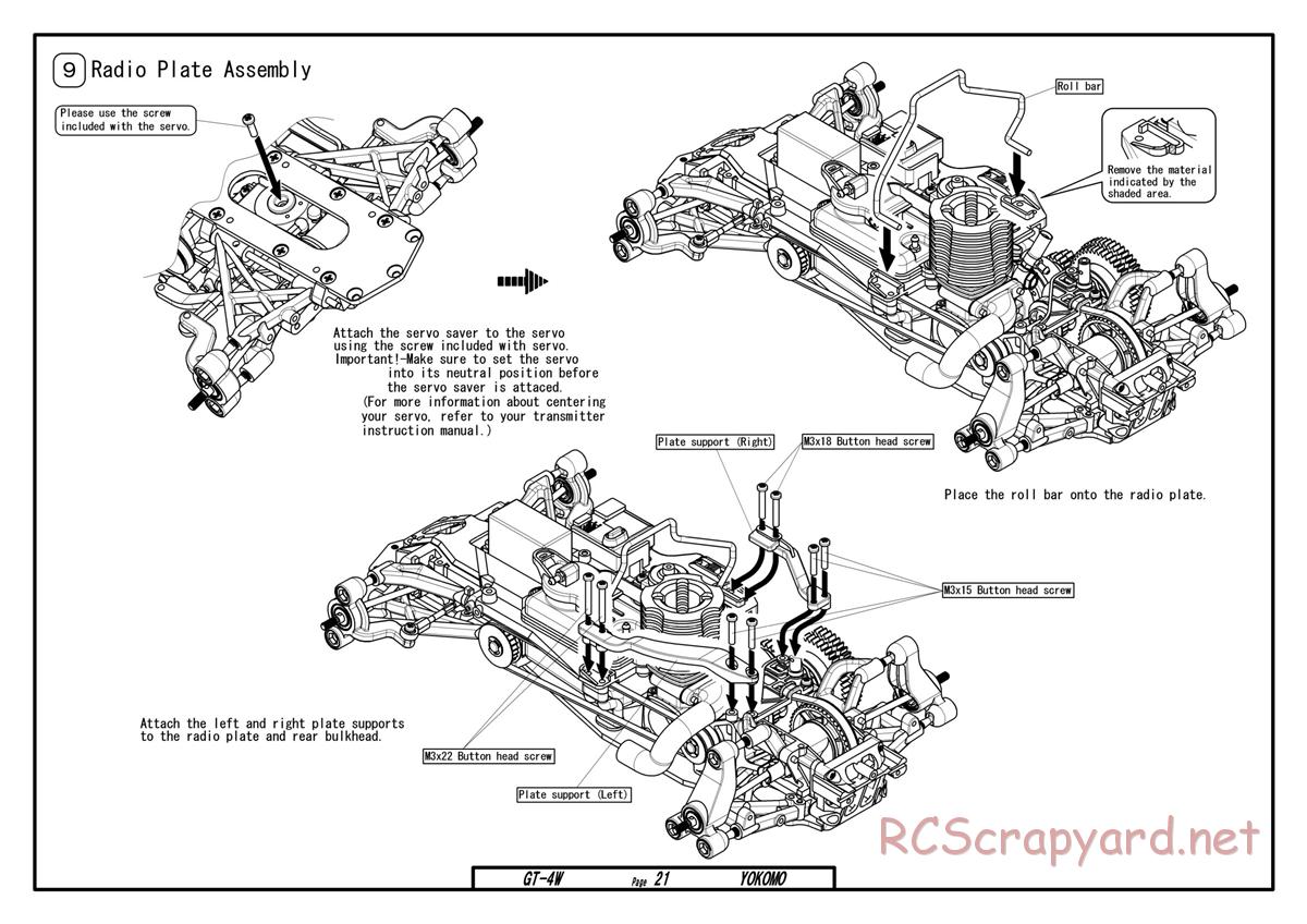 Yokomo - GT-4W - Manual - Page 21