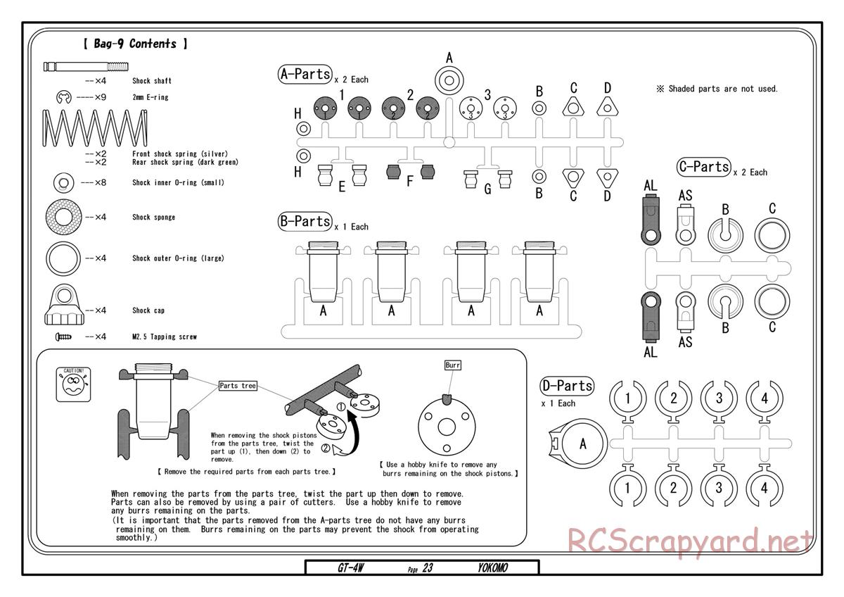 Yokomo - GT-4W - Manual - Page 23