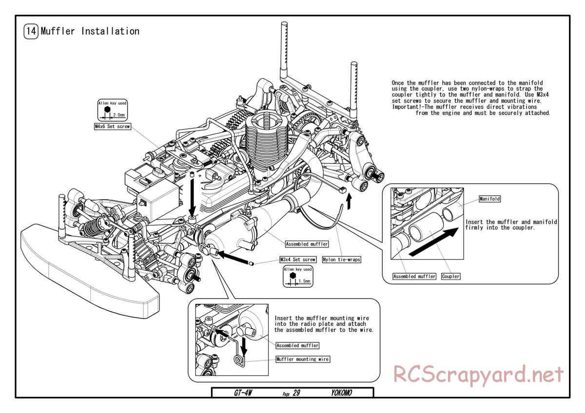 Yokomo - GT-4W - Manual - Page 29