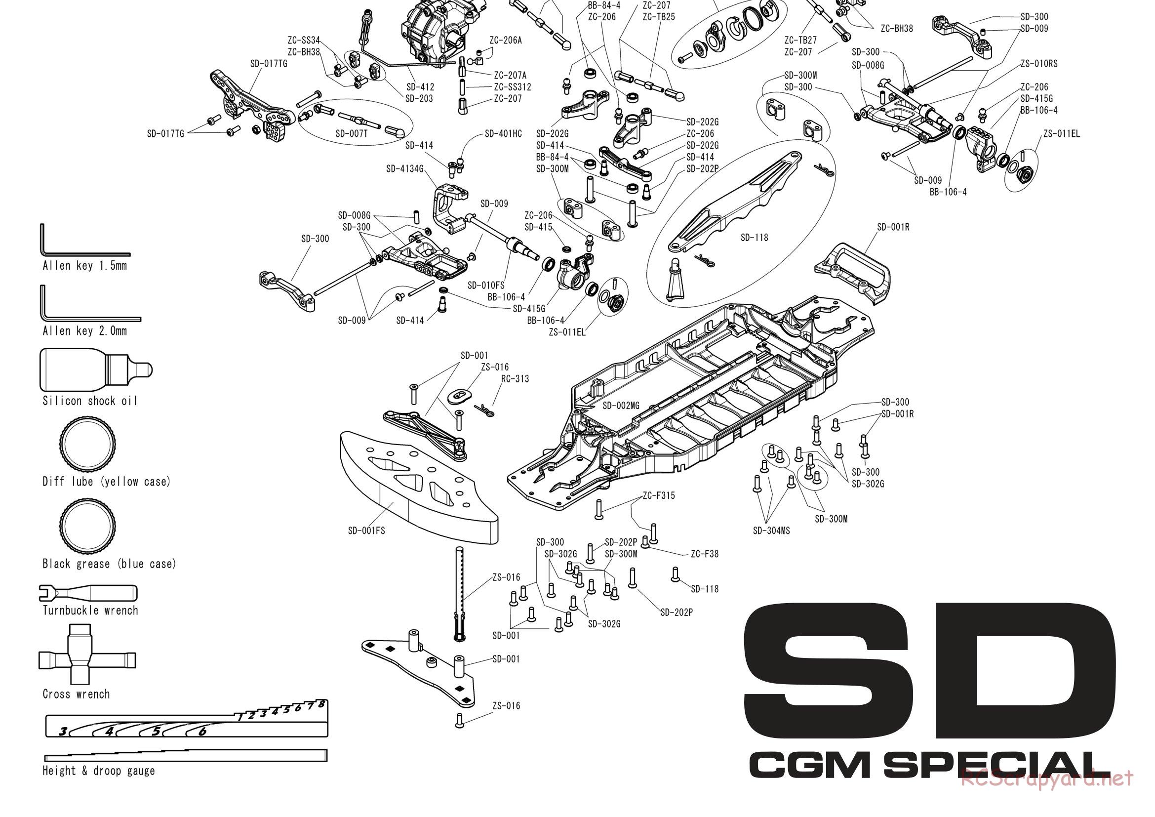 Yokomo - MR-4TC SD CGM Special - Manual - Page 31