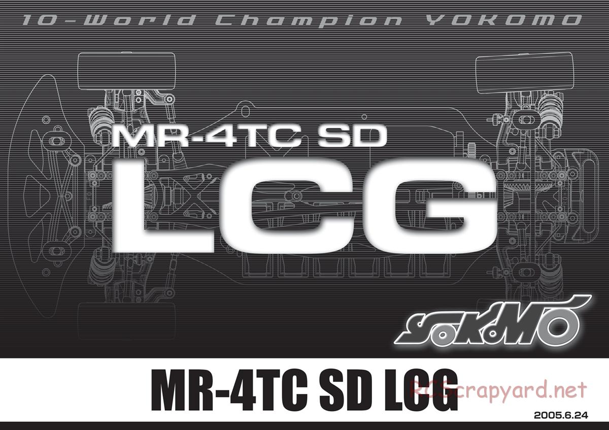 Yokomo - MR-4TC SD LCG - Manual - Page 1