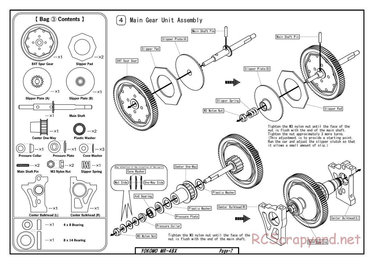 Yokomo - MR-4BX - Manual - Page 4