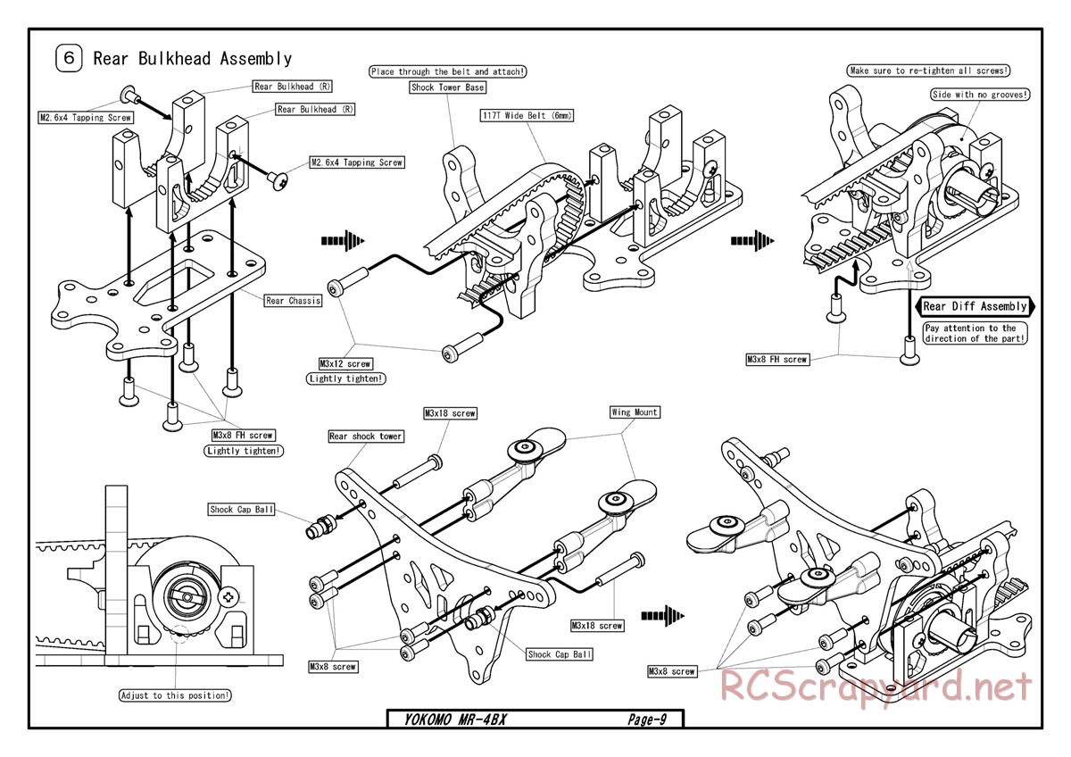 Yokomo - MR-4BX - Manual - Page 6