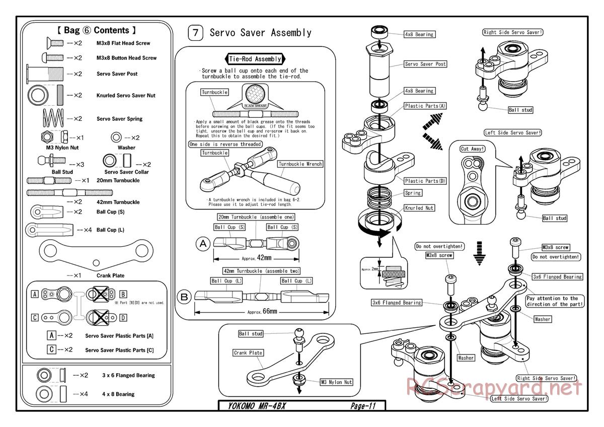 Yokomo - MR-4BX - Manual - Page 8