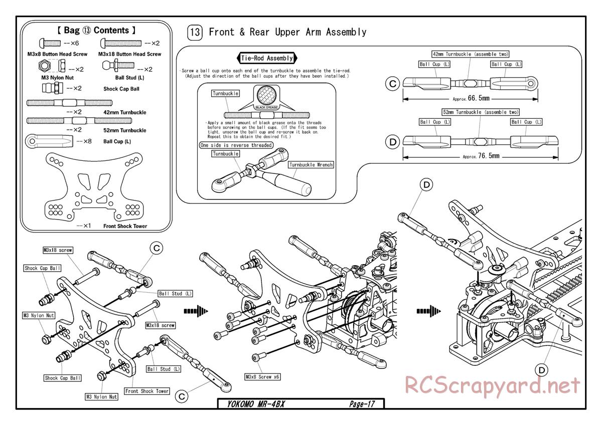 Yokomo - MR-4BX - Manual - Page 14
