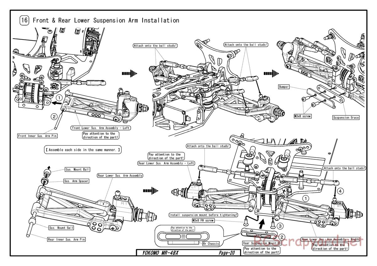 Yokomo - MR-4BX - Manual - Page 17