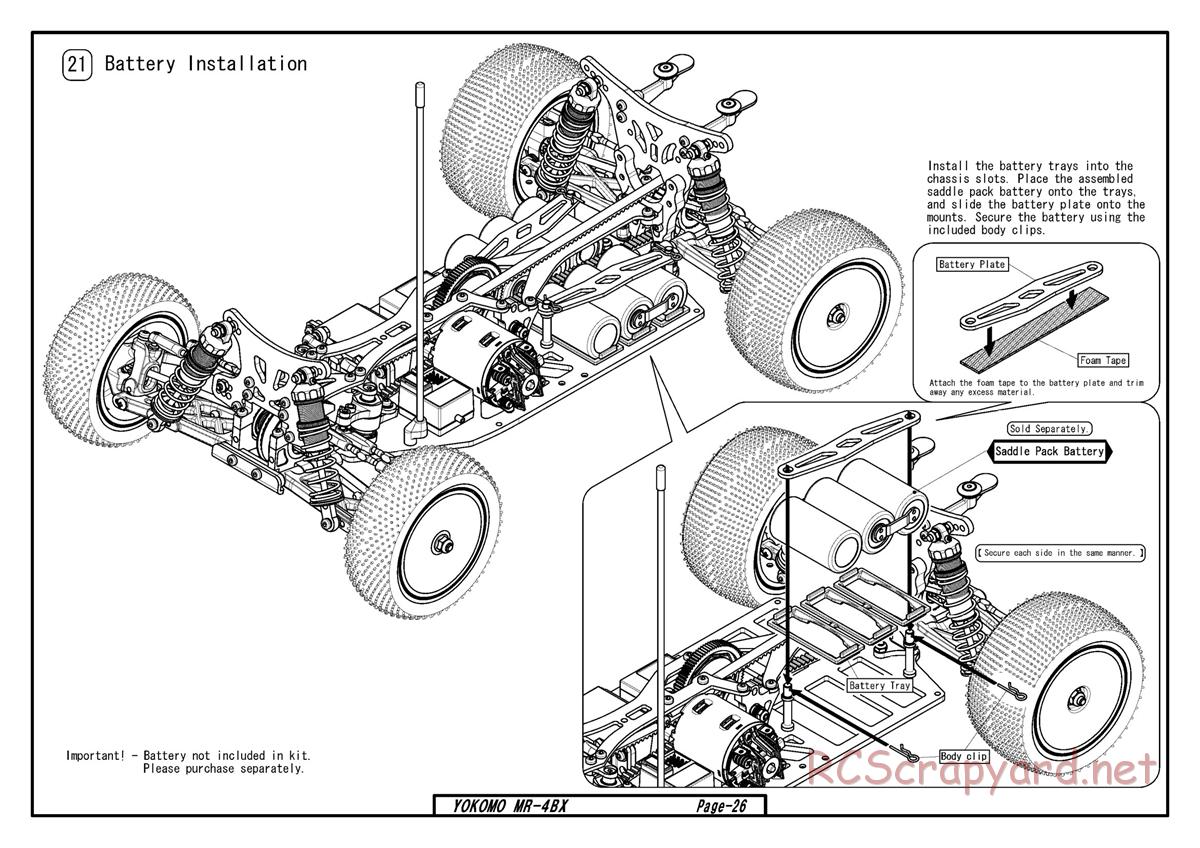 Yokomo - MR-4BX - Manual - Page 23