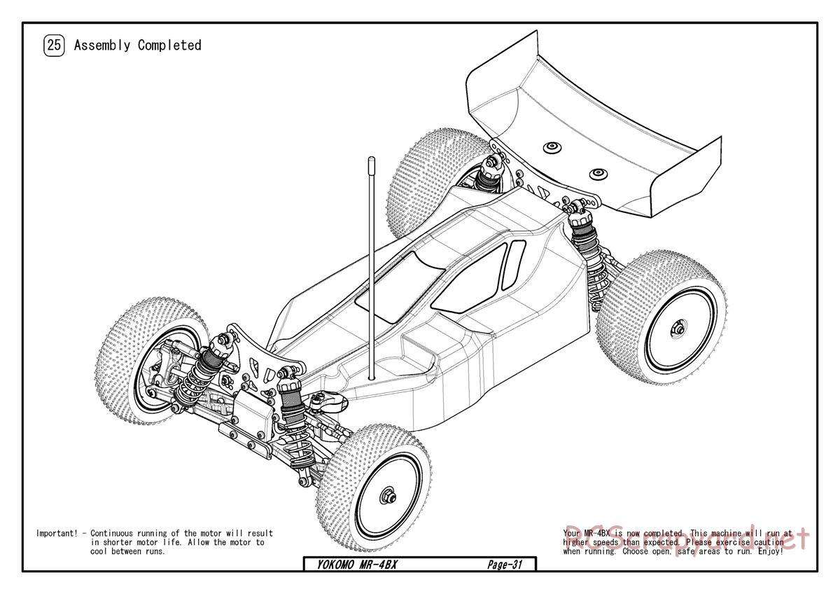 Yokomo - MR-4BX - Manual - Page 28