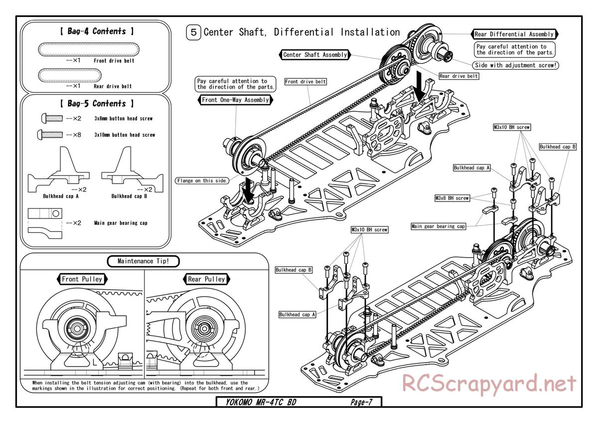 Yokomo - MR-4TC BD - Manual - Page 5