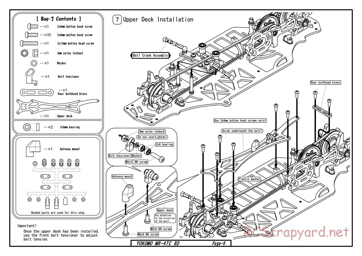 Yokomo - MR-4TC BD - Manual - Page 7