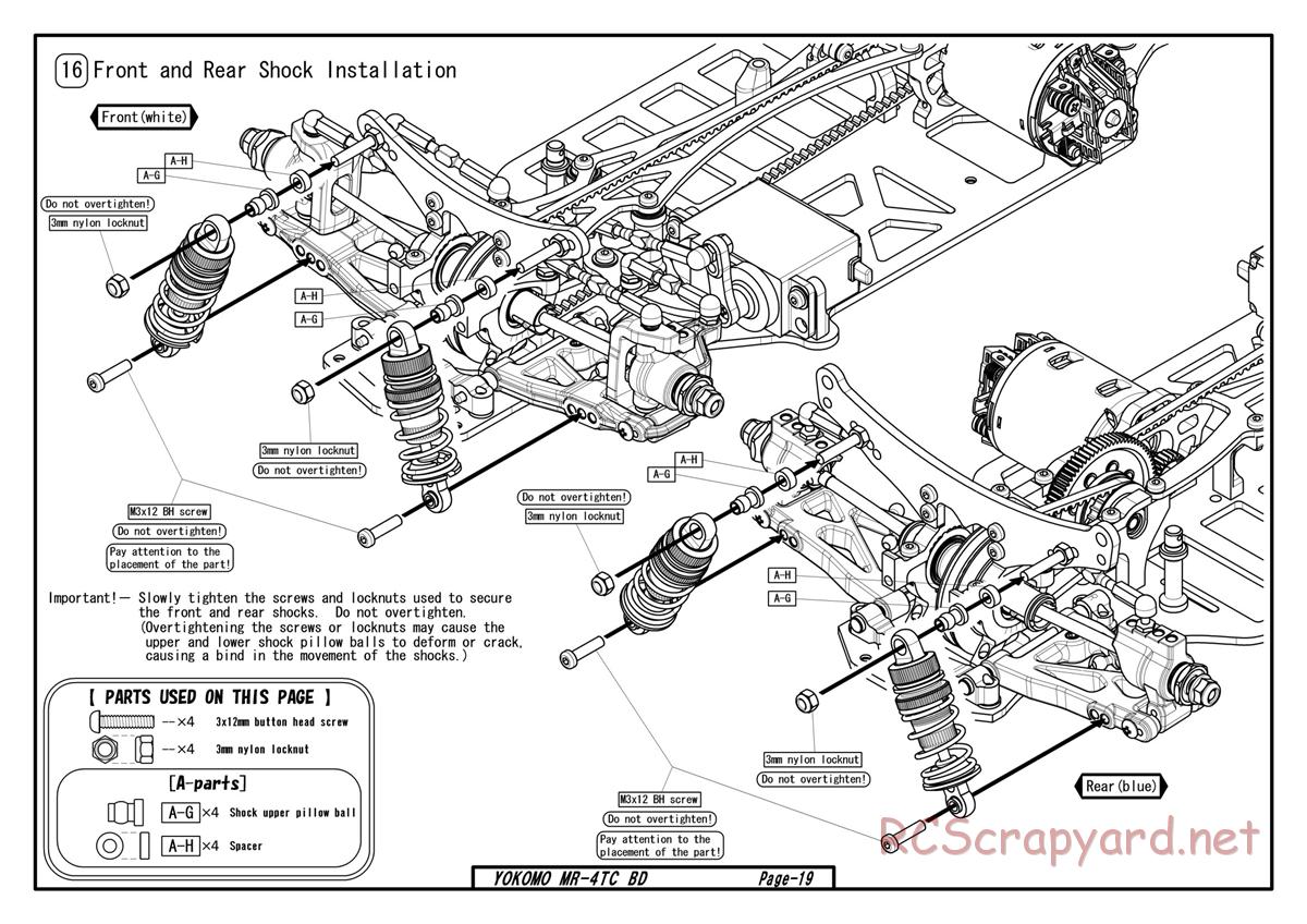 Yokomo - MR-4TC BD - Manual - Page 17