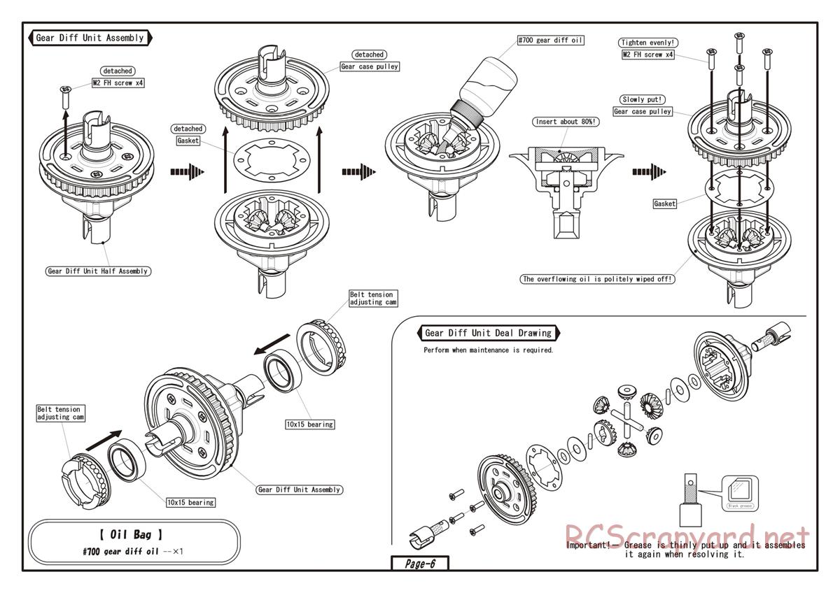 Yokomo - MR-4TC BD7 ver.RS - Manual - Page 6