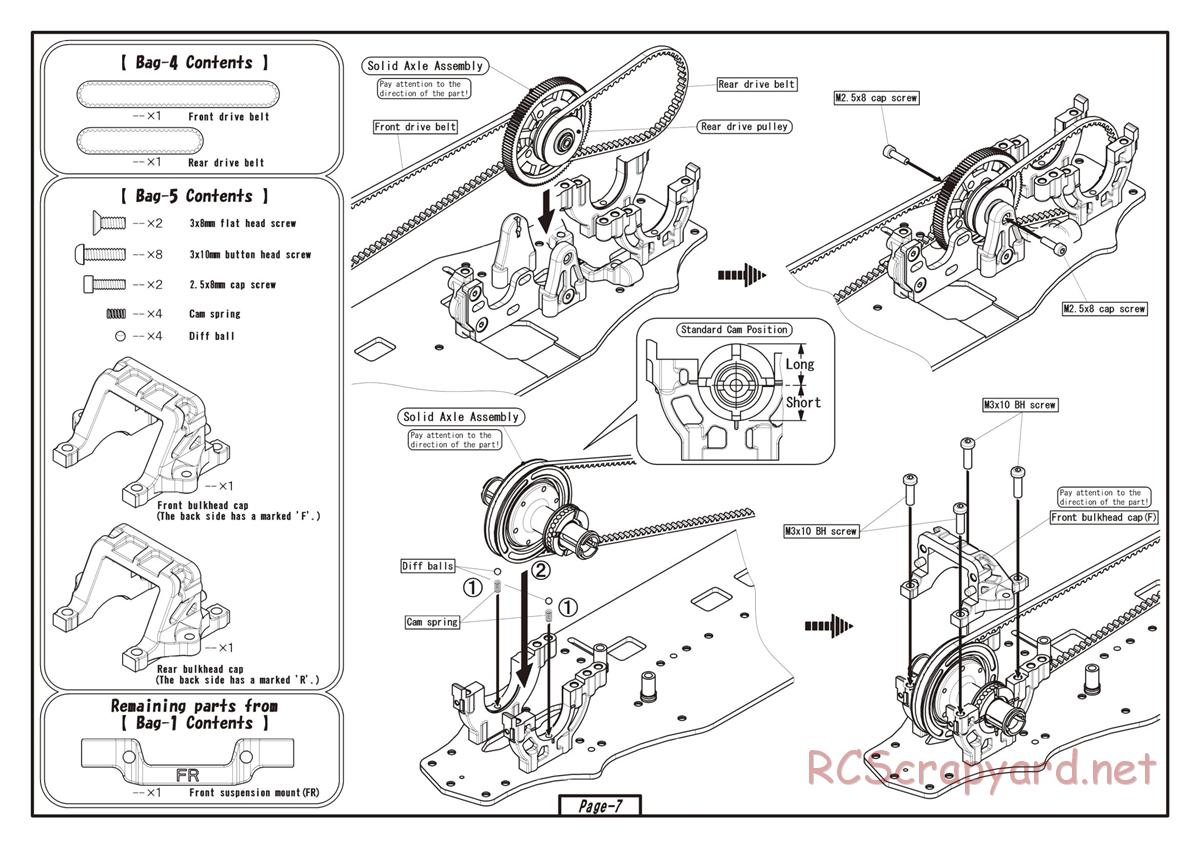 Yokomo - MR-4TC BD7 ver.RS - Manual - Page 7