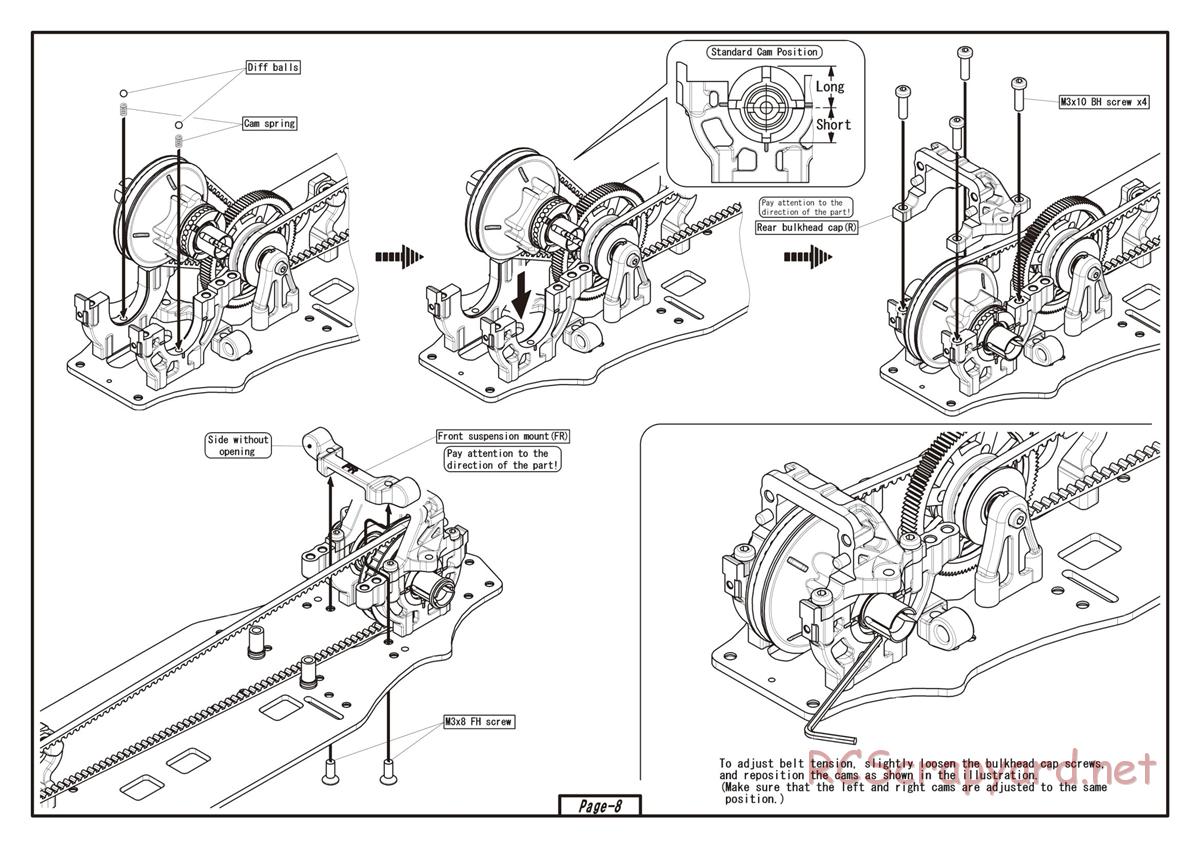 Yokomo - MR-4TC BD7 ver.RS - Manual - Page 8