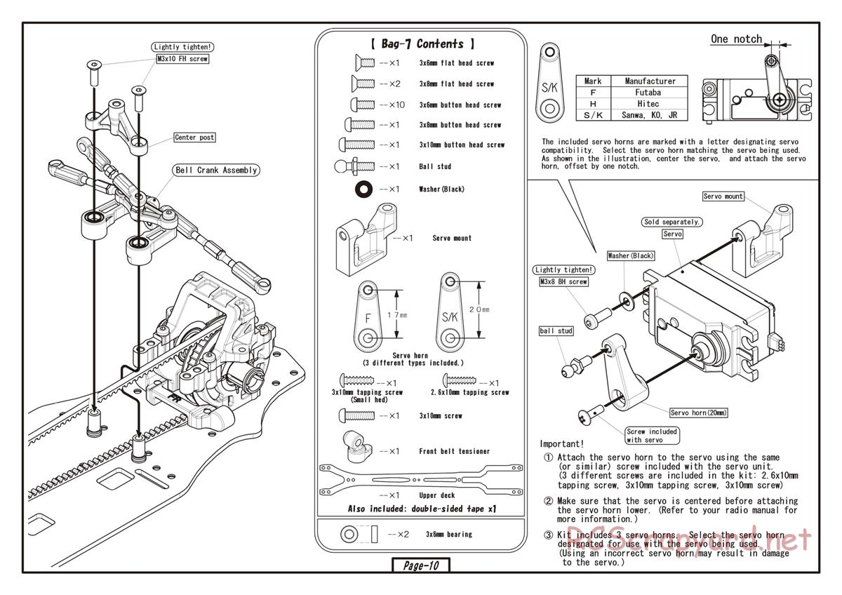 Yokomo - MR-4TC BD7 ver.RS - Manual - Page 10