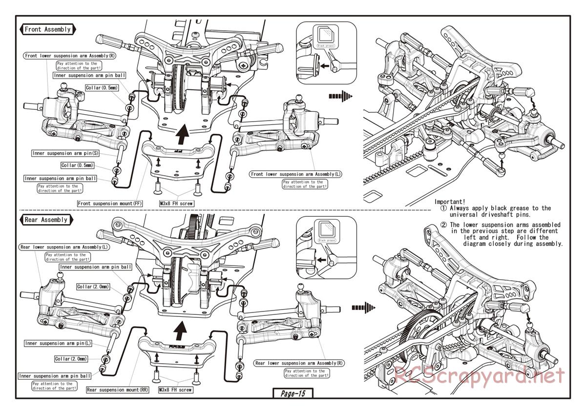 Yokomo - MR-4TC BD7 ver.RS - Manual - Page 15