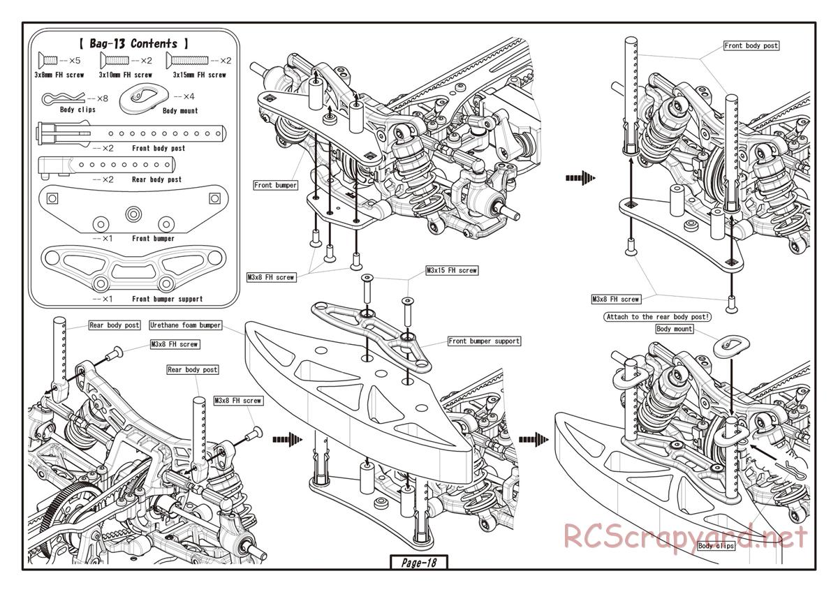 Yokomo - MR-4TC BD7 ver.RS - Manual - Page 18