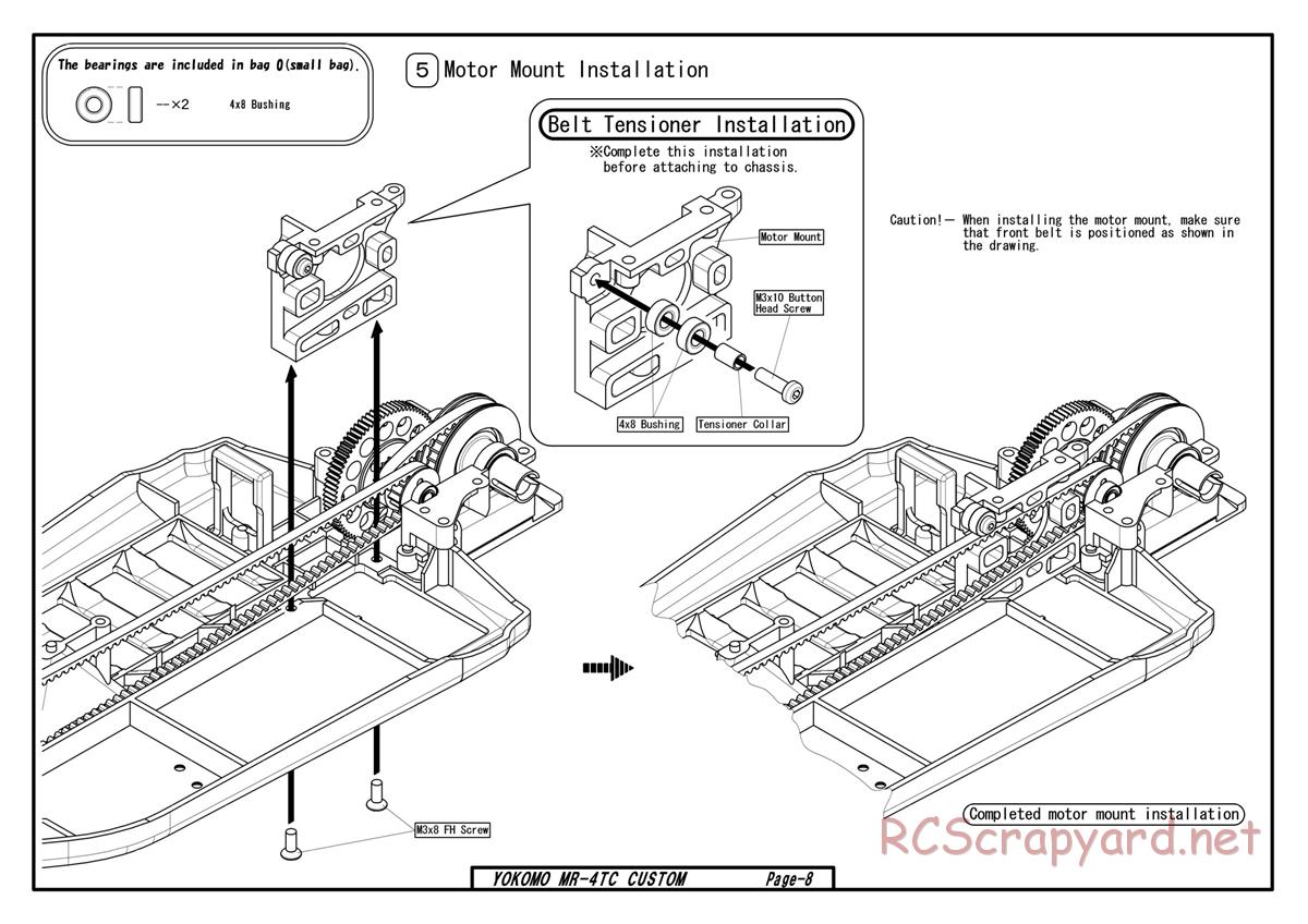 Yokomo - MR-4TC Custom - Manual - Page 8