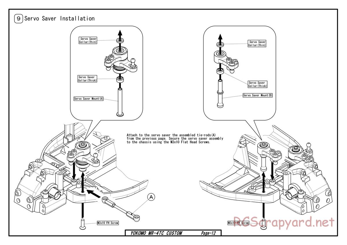 Yokomo - MR-4TC Custom - Manual - Page 12