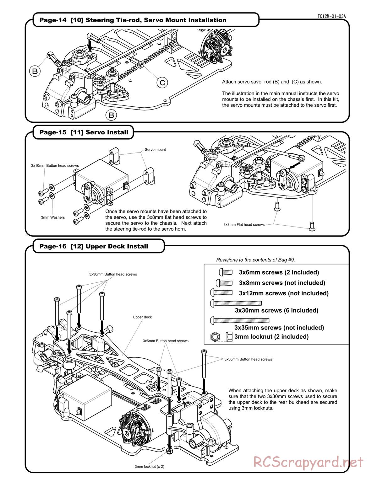 Yokomo - MR-4TC Mini - Manual Supplement - Page 3