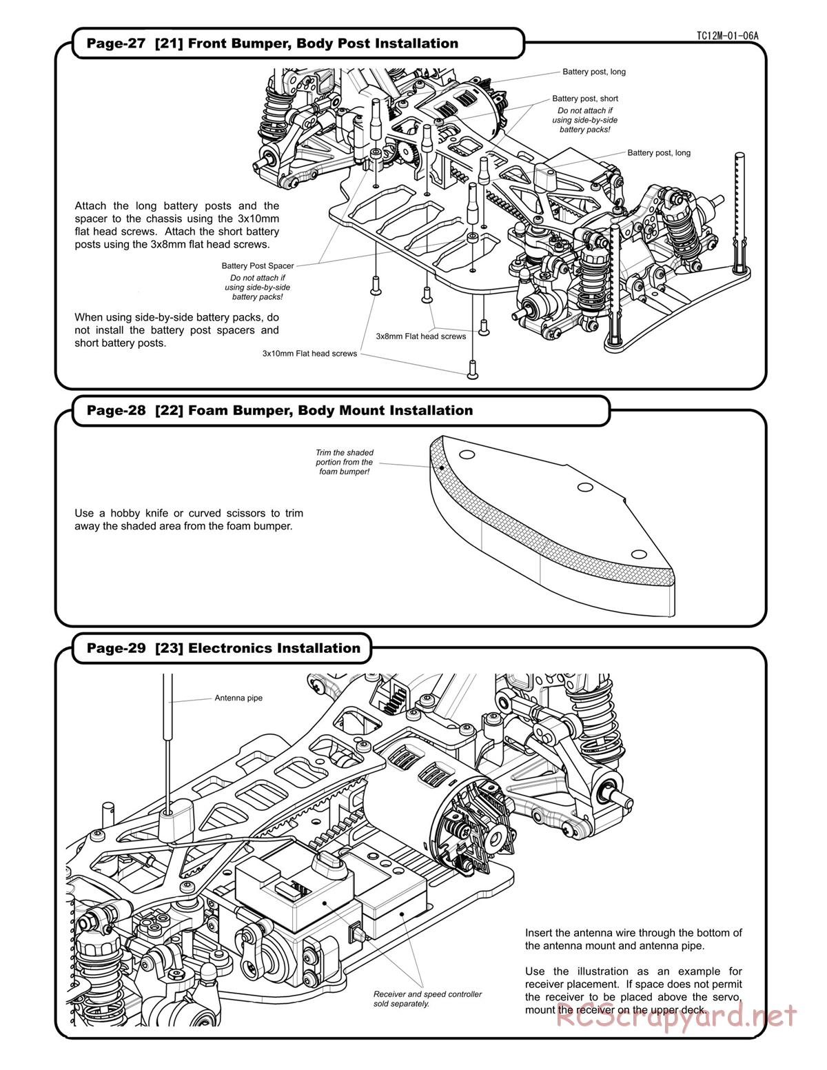 Yokomo - MR-4TC Mini - Manual Supplement - Page 6