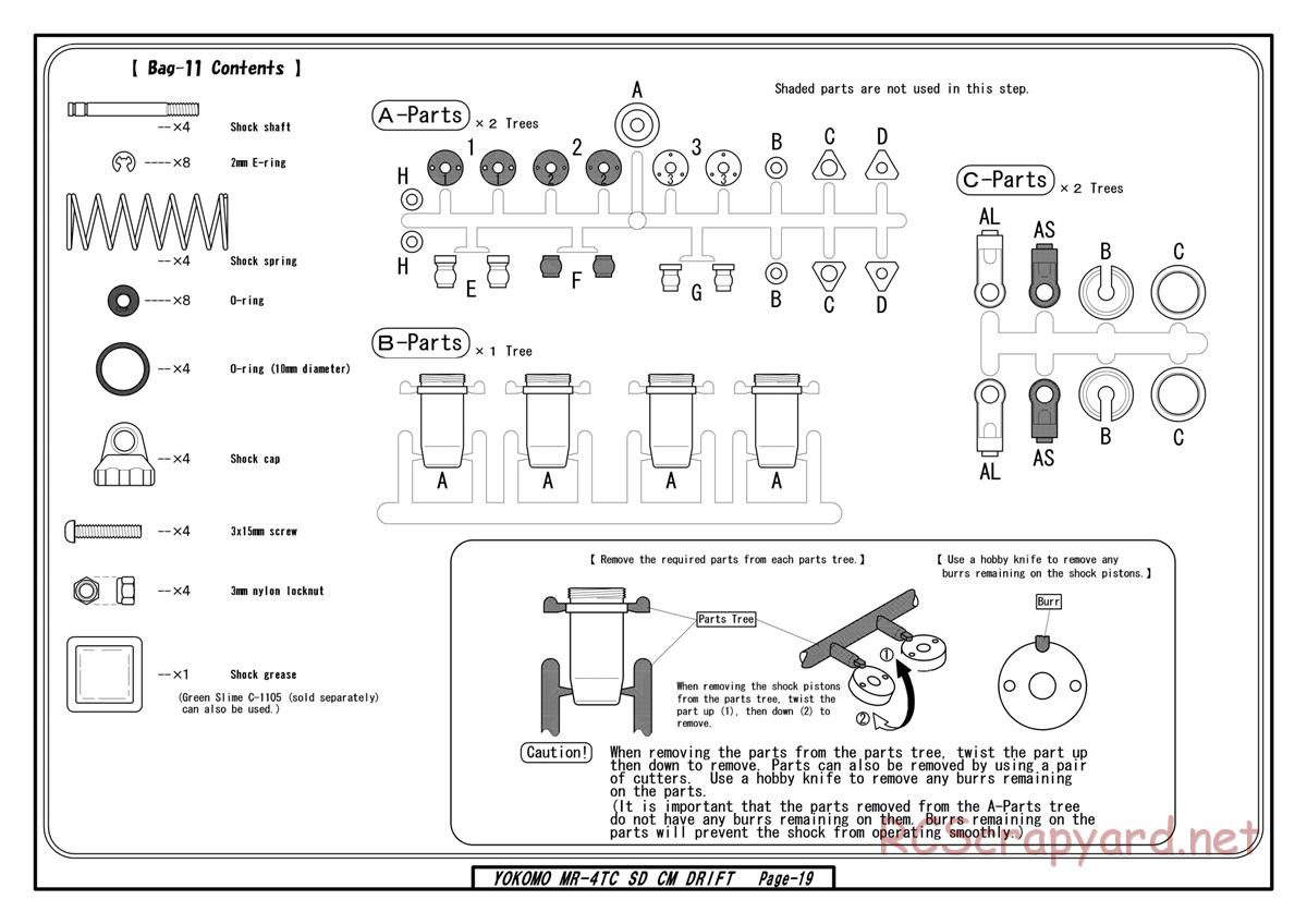 Yokomo - MR-4TC SD CM Drift - Manual - Page 17