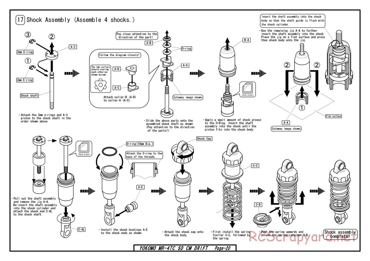Yokomo - MR-4TC SD CM Drift - Manual - Page 18