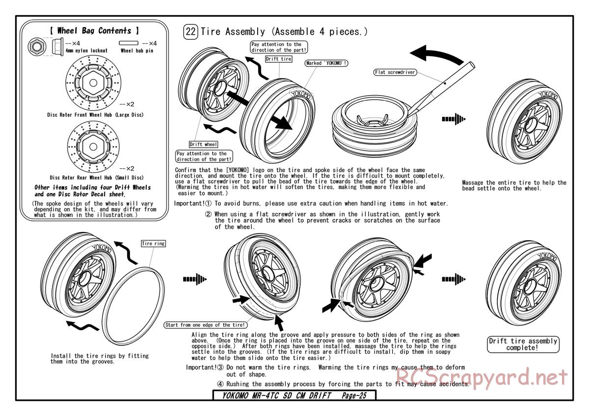 Yokomo - MR-4TC SD CM Drift - Manual - Page 23