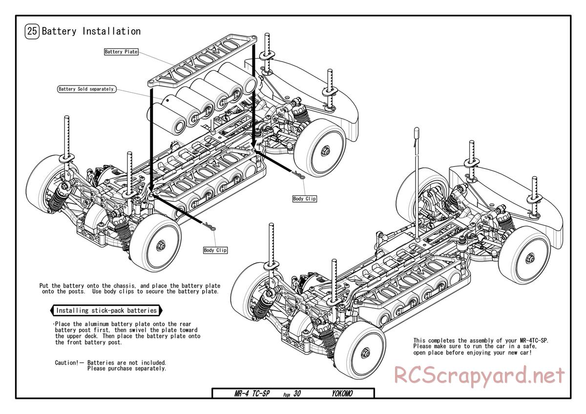 Yokomo - MR-4TC Special - Manual - Page 30