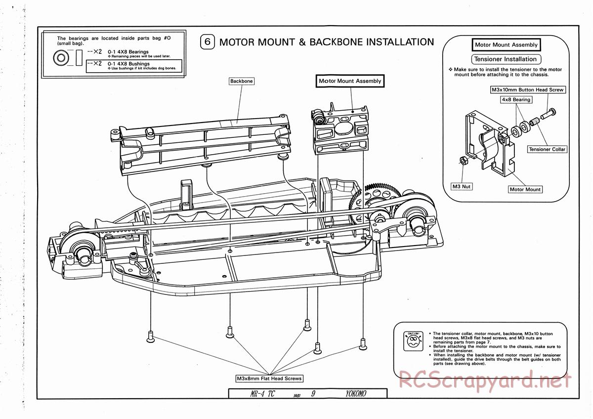 Yokomo - MR-4TC - Manual - Page 9