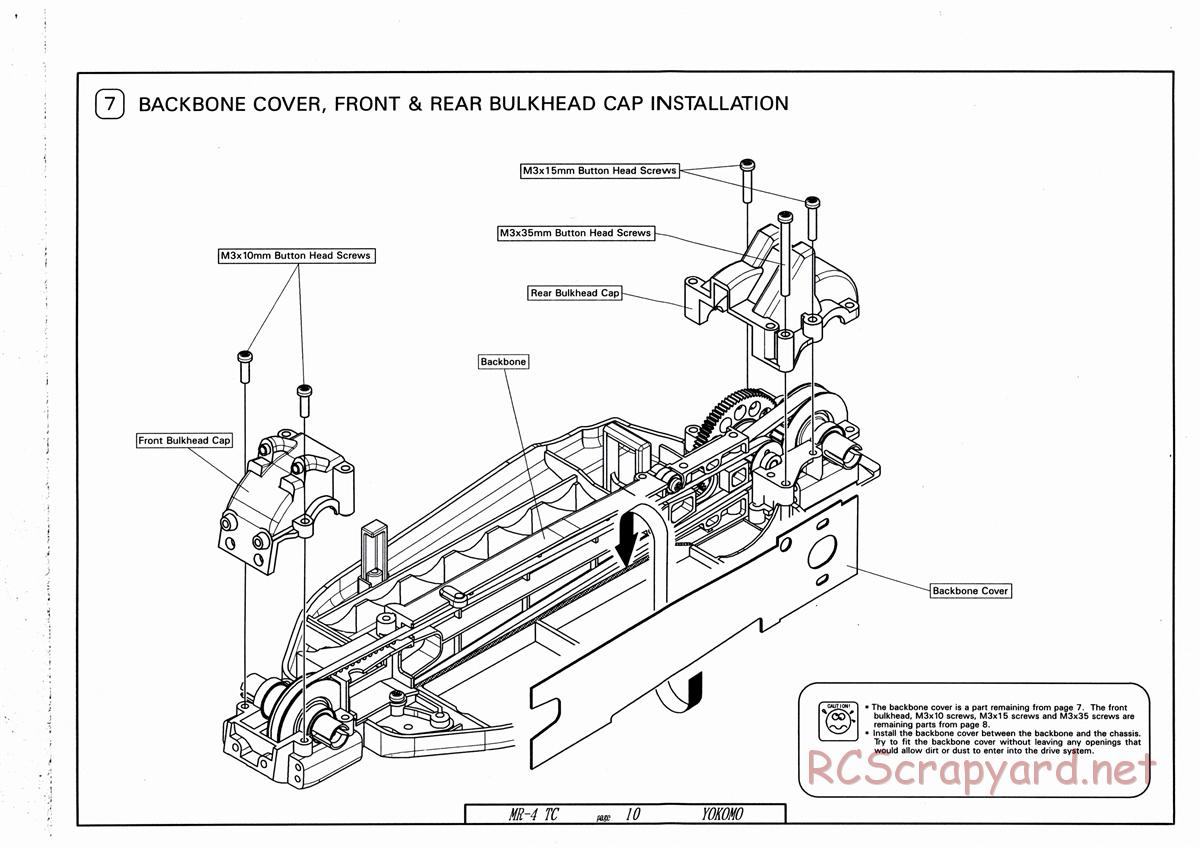 Yokomo - MR-4TC - Manual - Page 10