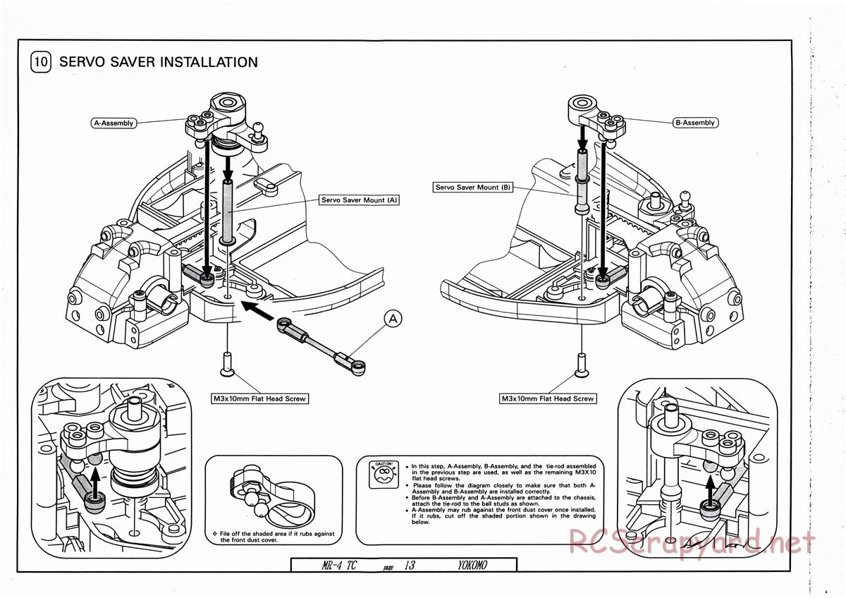 Yokomo - MR-4TC - Manual - Page 13