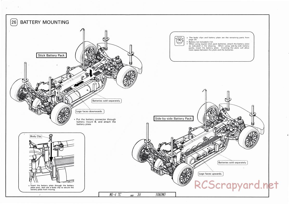 Yokomo - MR-4TC - Manual - Page 34