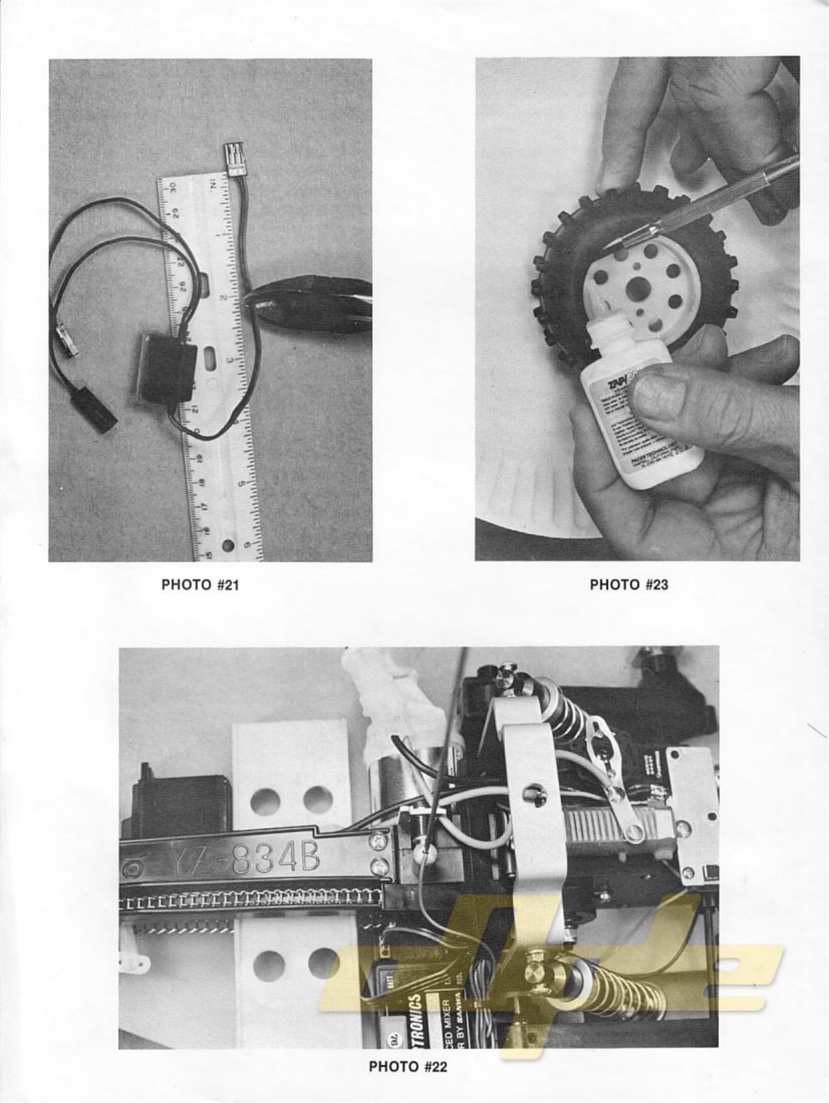 Yokomo - YZ-834B Wonder Dog Fighter RPS SE - Manual - Page 14