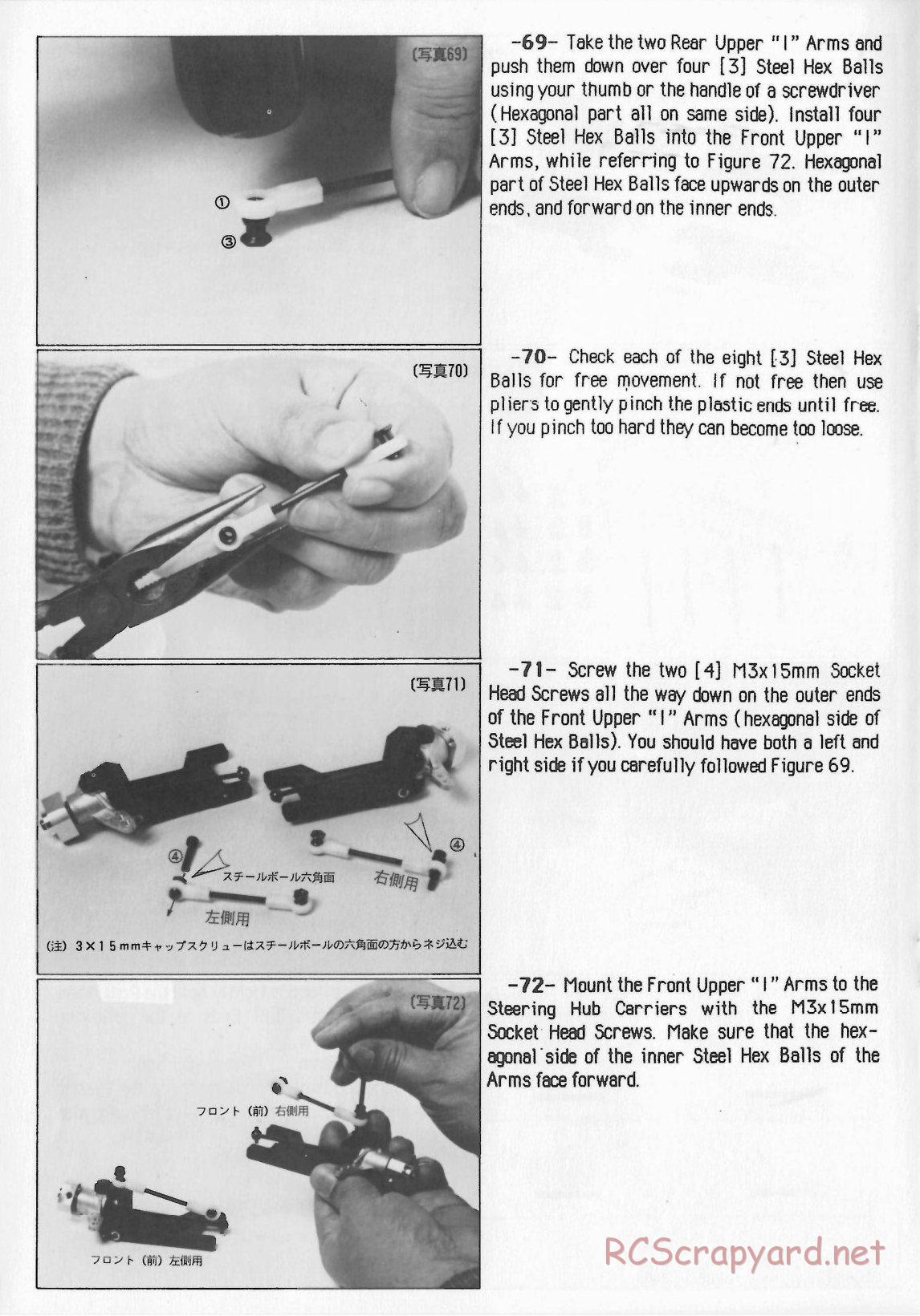 Yokomo - YZ-870c Super Dog Fighter (1987) - Manual - Page 20